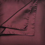 Silk Pocket Square in Claret