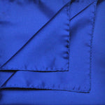 Silk Pocket Square in Royal Blue