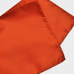 Silk Pocket Square in Orange