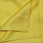 Silk Pocket Square in Yellow