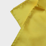 Silk Pocket Square in Yellow