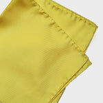 Silk Pocket Square in Yellow