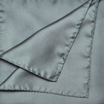 Silk Pocket Square in Grey