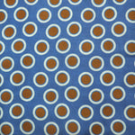 Paisley & Hoops Reversible Panama Silk Pocket Square in Stone, Blue & Brown