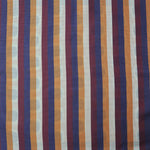 Dots, Geo's & Stripes Reversible Panama Silk Pocket Square in Blue, Orange & Claret