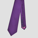 Textured Dots Woven Silk Tie in Purple