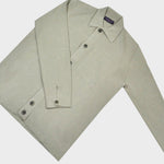 Cotton Cardigan Blazer in Light Brown