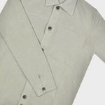 Cotton Cardigan Blazer in Light Brown