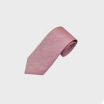 Silk & Linen Blend Tie in Coral Pink