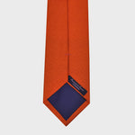 Red Orange Tussah Silk Tie