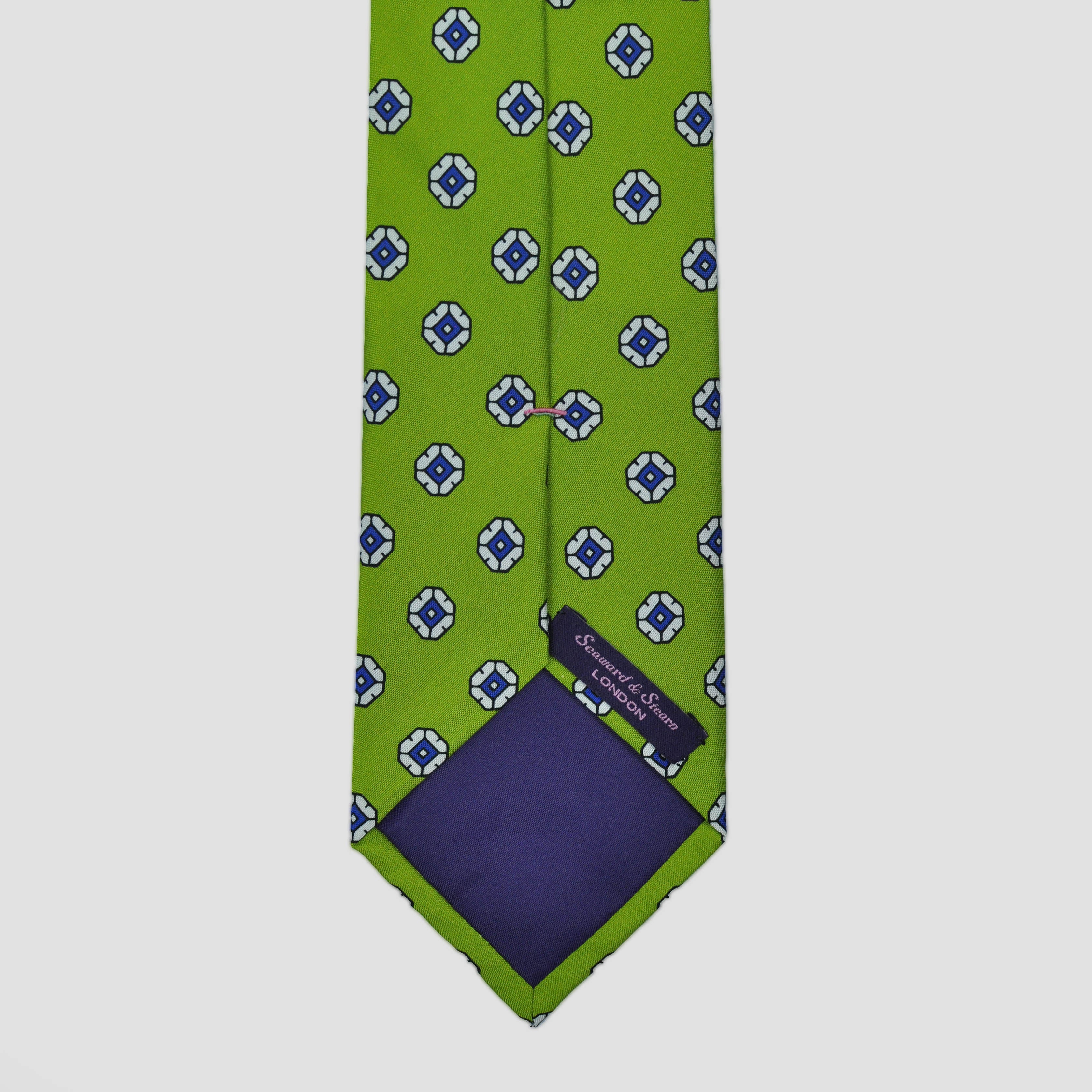 Florets Silk Tie in Lime