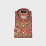 Paisley Spread Collar Shirt