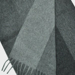 Three Panels of Colour Cashmere Scarf in Greys & Charcoal