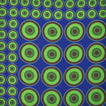 Targets English Silk Pocket Square in Lime & Blue & Brown