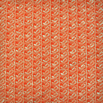 Teardrops & Geo's Reversible Panama Silk Pocket Square in Orange