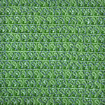 Teardrops & Geo's Reversible Panama Silk Pocket Square Green