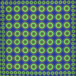 Targets English Silk Pocket Square in Lime & Blue & Brown