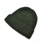 Four Ply Cashmere Winter Beanie in Bottle Green