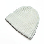 Four Ply Cashmere Winter Beanie in White