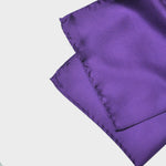 Silk Pocket Square in Purple