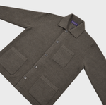 Wool Blazer with Breast Pocket in Light Brown
