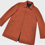 Driving Coat in Brick Orange