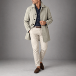 Driving Coat in Ecru