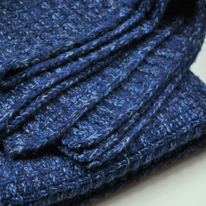 Cashmere Throw in Speckled Blue