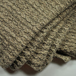 Cashmere Throw in Speckled Olive Brown
