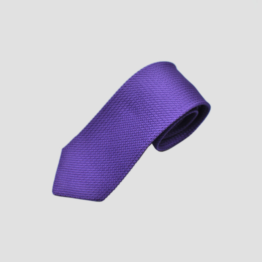 Grenadine Silk Tie in Violet
