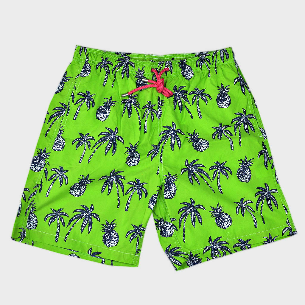 Palm Trees Swim Short in Lime