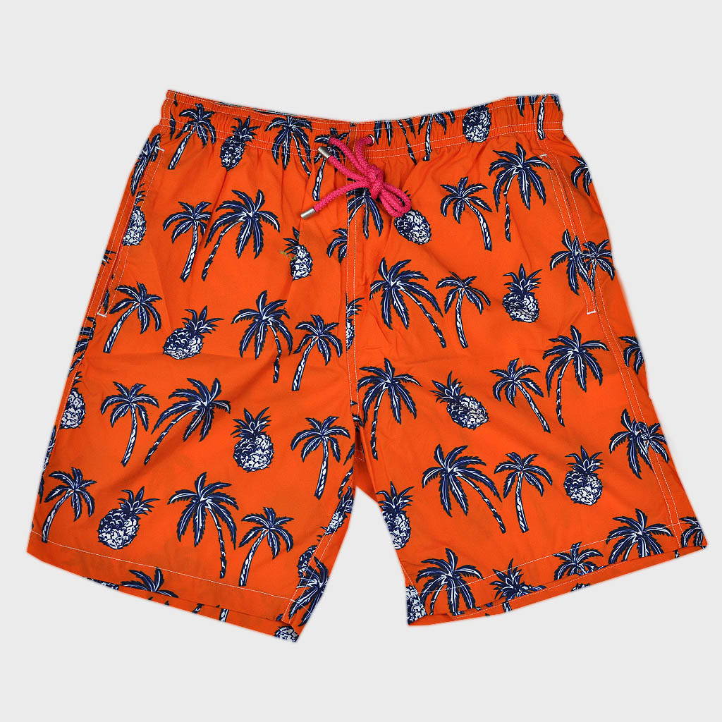 Palm Trees Swim Short in Orange
