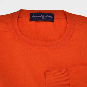 Classic Cotton Crew in Candy Orange