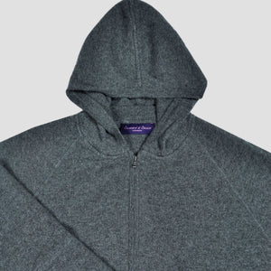 Cashmere Hoodie in Grey