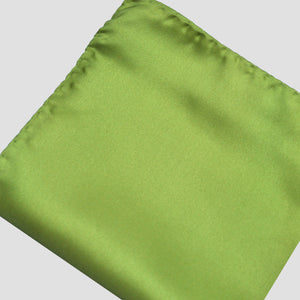 Silk Pocket Square in Lime