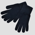 Fine Cashmere Glove in Midnight Blue