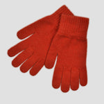 Fine Cashmere Glove in Soft Red