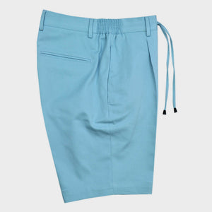 Smart Summer Short with Draw String in Light Pastel Blue