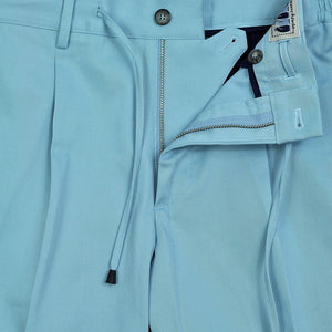 Smart Summer Short with Draw String in Light Pastel Blue