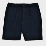Single Pleat Short with Draw String in Navy