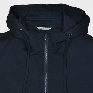 Jersey Hooded Top in Navy