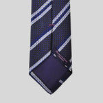 Blue Stripe Grenadine Tie